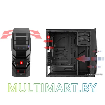 Корпус AeroCool Cyclops Advance Black Edition картинка 5
